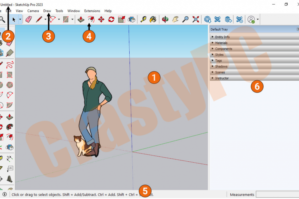 SketchUp Pro 2023 crack interface